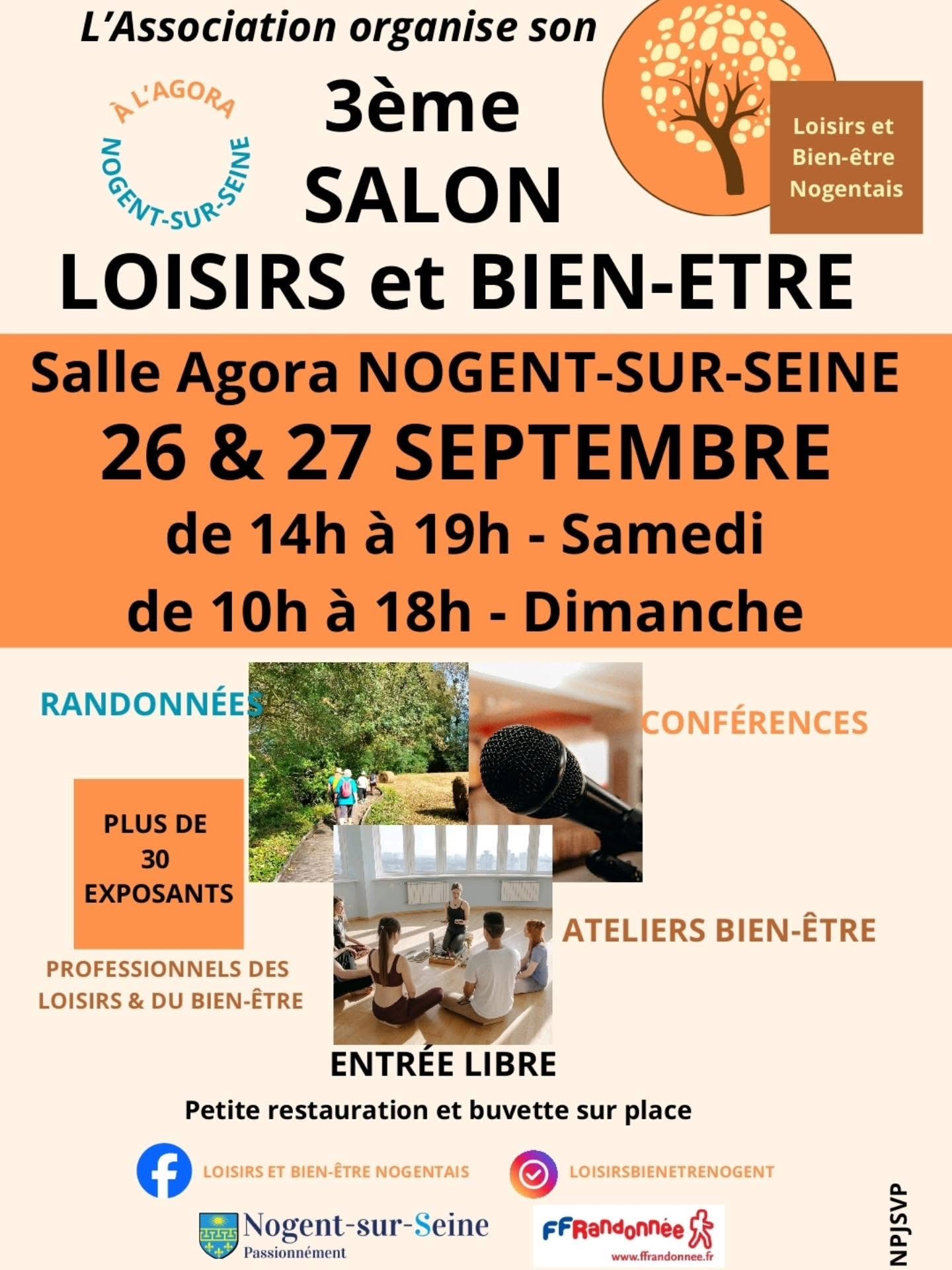 Affiche : 3ᵉ Salon Loisirs et Bien-être